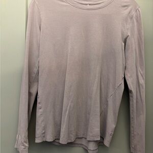 lululemon athletica Light Lavender Long Sleeve Top